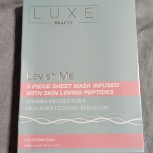 LUXE BEAUTY LAVISH ME 5PCS FACE MASK SET